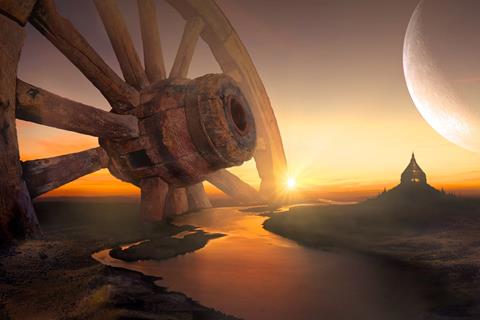 Wheel At Crepuscule jigsaw puzzle